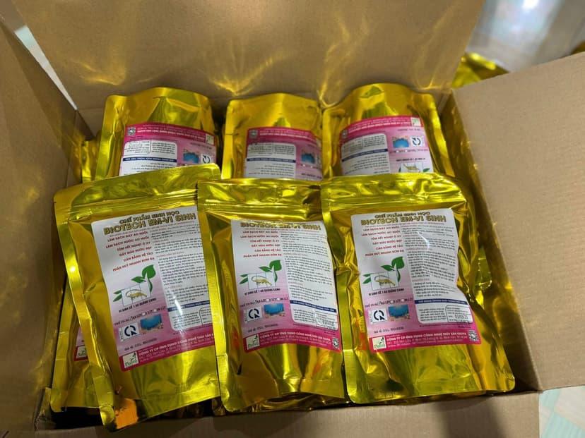 Biotech EM-Vi Sinh — thùng hàng